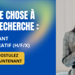 Offre d’emploi : QCAF recherche un « Assistant Administratif » (H/F/X)